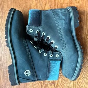 Waterproof timberlands dark teal